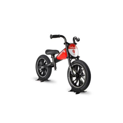 QPlay - Bicicleta de empurrar FEDURO preto/vermelho