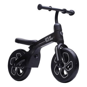 QPlay - Bicicleta de equilíbrio TECH preta