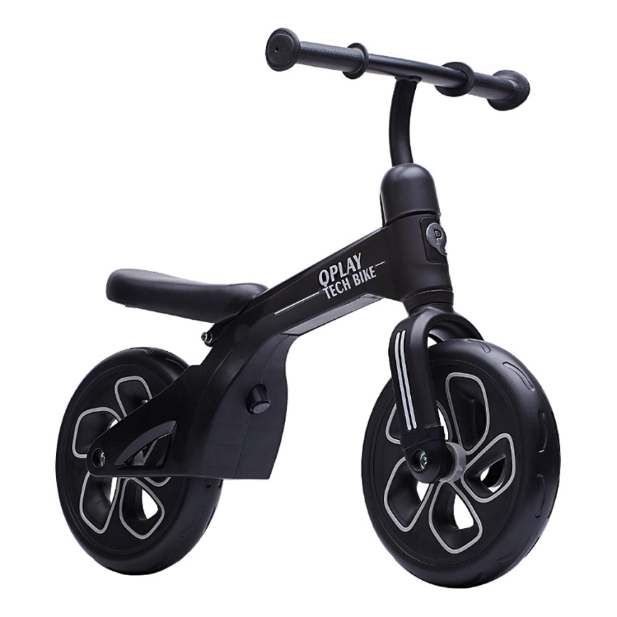 QPlay - Bicicleta de equilíbrio TECH preta