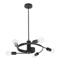 Rabalux 2098 - Candelabro integrado CARLY 5xE27/15W/230V preto antigo