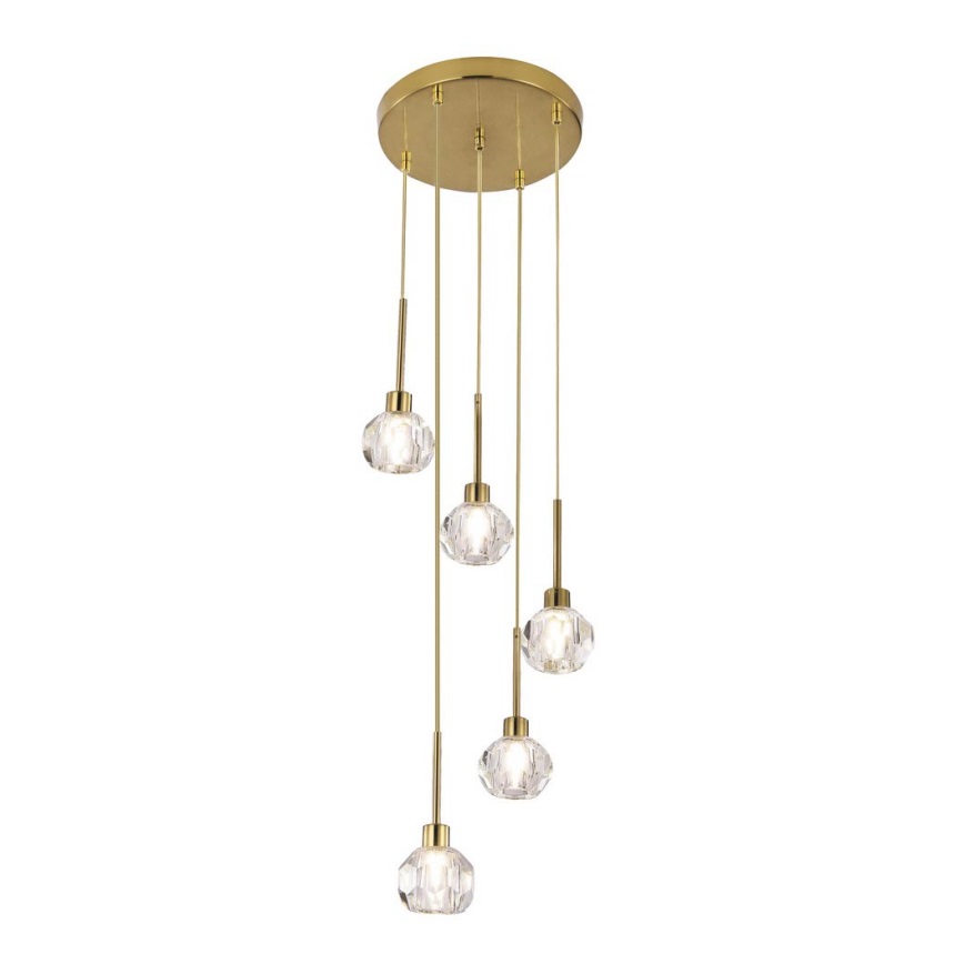 Rabalux 5396 - Candelabro num fio KASSIA 5xG9/5W/230V