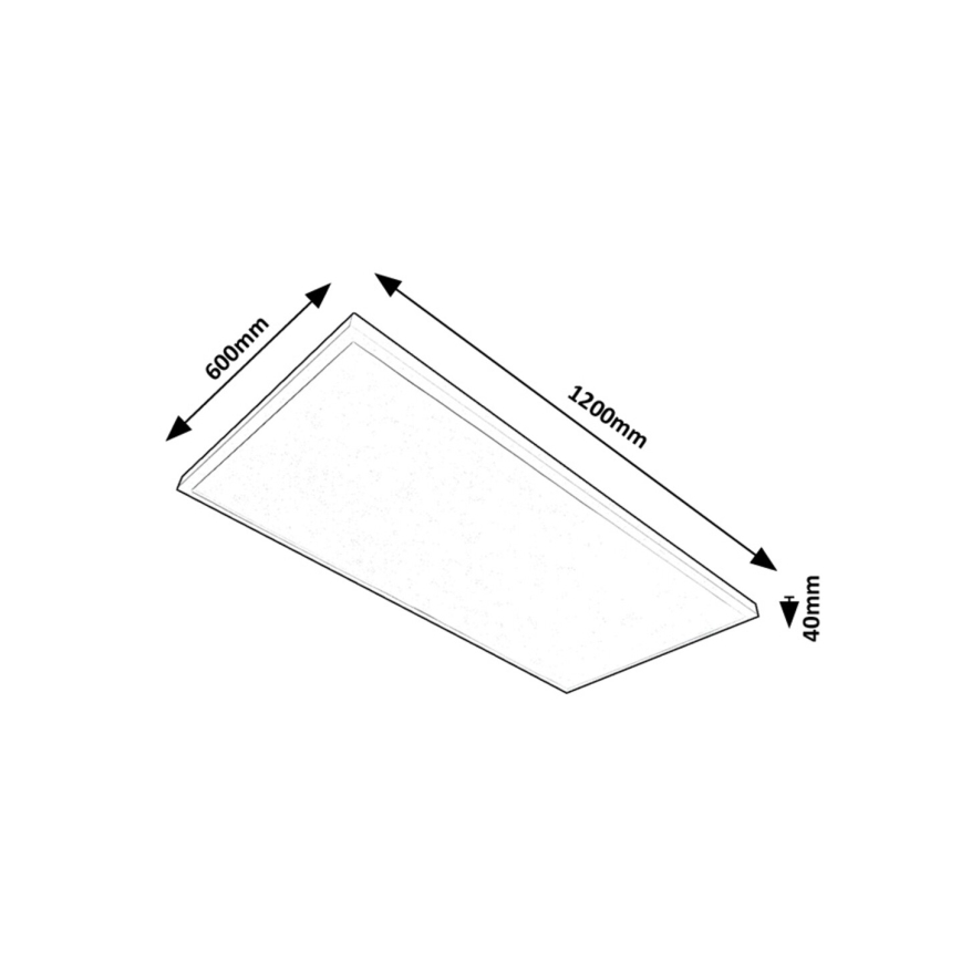 Rabalux - Painel integrado LED LED/80W/230V 4000K 120x60 cm