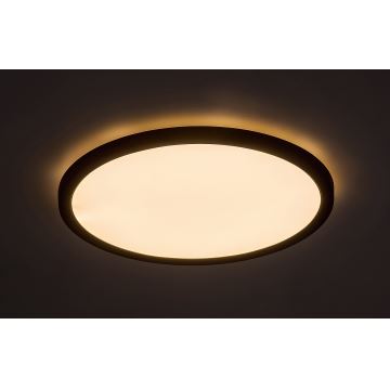 Rabalux - Iluminação de teto LED LED/36W/230V 3000/4000/6000K diâmetro 40 cm preto