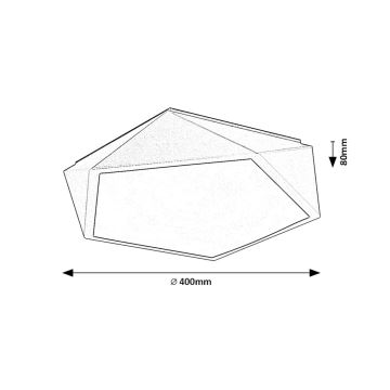 Rabalux - Iluminação de teto LED LED/30W/230V 3000K