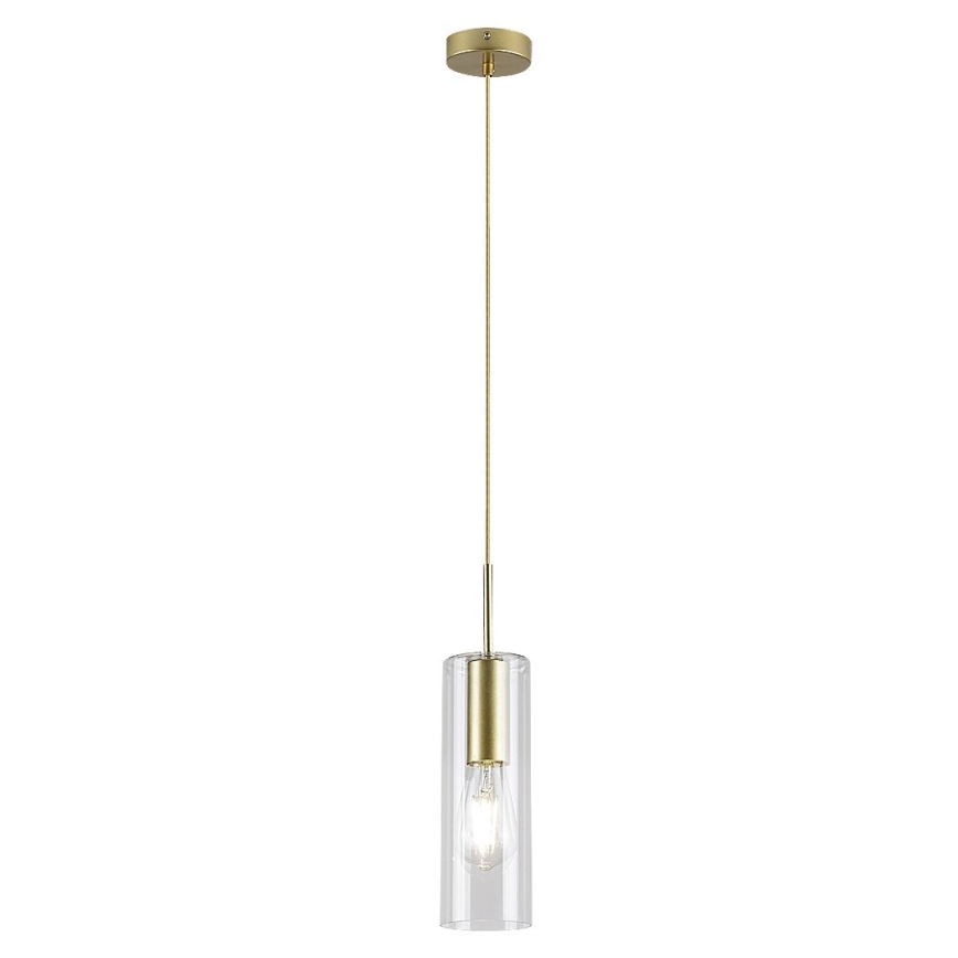 Rabalux - Candelabro suspenso 1xE27/40W/230V transparente/dourada