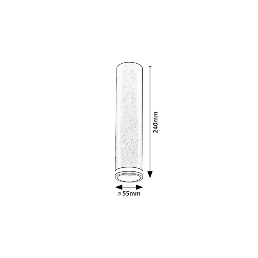 Rabalux - Foco 1xGU10/35W/230V 24 cm