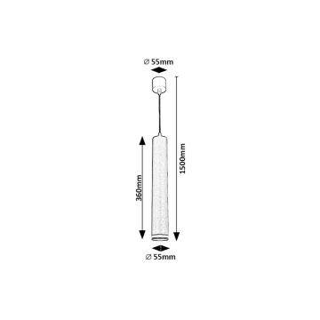 Rabalux - Candeeiro suspenso 1xGU10/5W/230V