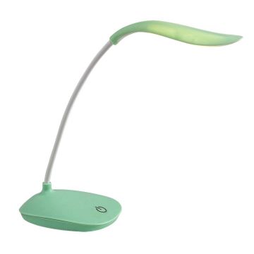 Rabalux - Candeeiro de mesa flexível com regulação LED/2W/5V verde