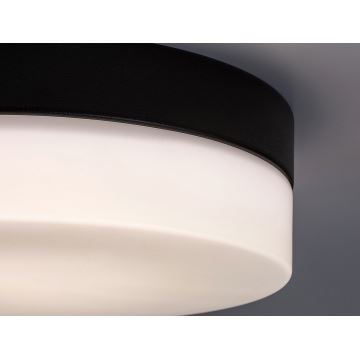 Rabalux - Iluminação de teto para casa de banho LED LED/18W/230V IP44 4000K diâmetro 28 cm preto