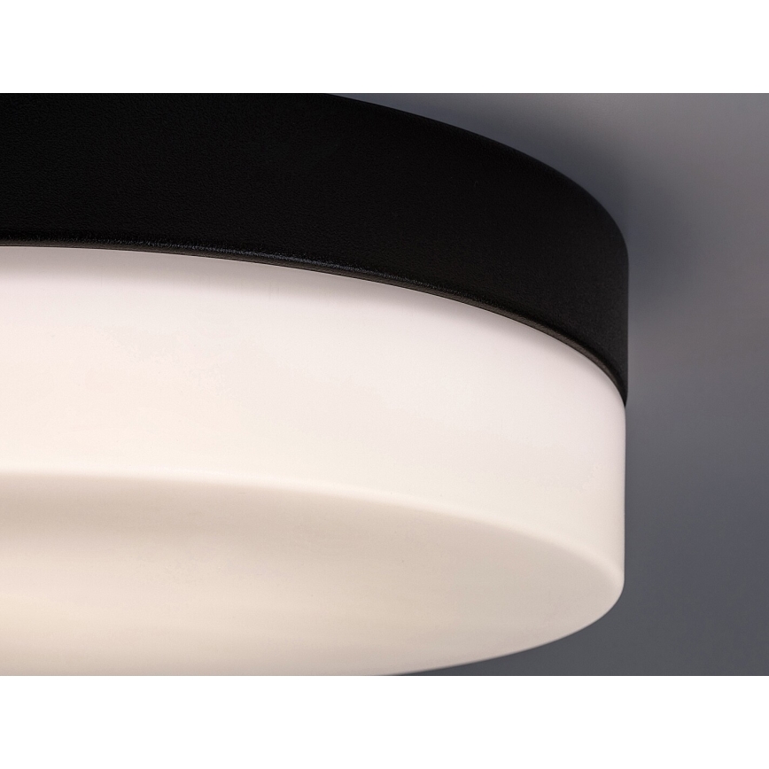 Rabalux - Iluminação de teto para casa de banho LED LED/18W/230V IP44 4000K diâmetro 28 cm preto