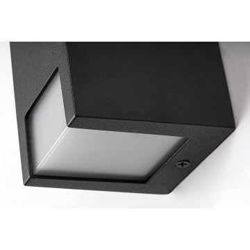 Rabalux - Iluminação de parede exterior 2xGU10/7W/230V IP44 preto