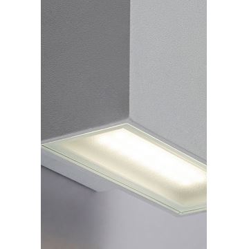 Rabalux - Iluminação de parede exterior LED LED/7W/230V IP54 branco