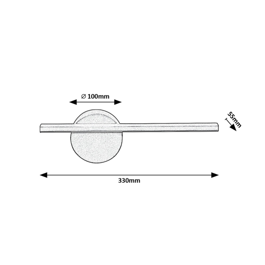 Rabalux - Iluminação de parede LED LED/6W/230V 4000K