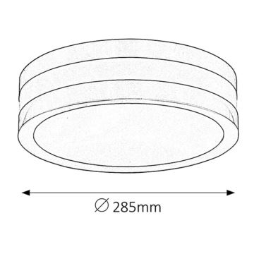 Rabalux - Luz de parede de exterior 2xE27/11W/230V IP44