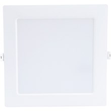 Rabalux - Foco de encastrar LED LED/18W/230V 22x22 cm branco