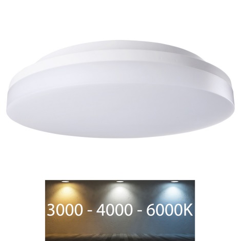 Rabalux - Iluminação de teto de casa de banho LED LED/18W/230V IP54 3000K/4000K/6000K