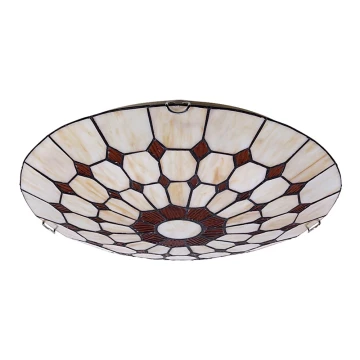Rabalux - Iluminação de teto de vitral Tiffany 2xE27/60W/230V