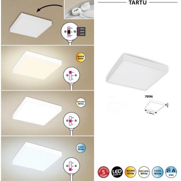 Rabalux - Iluminação de teto LED LED/24W/230V 3000-6000K IP44 branca