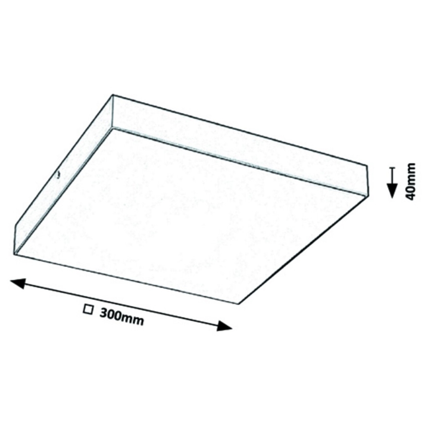 Rabalux - Iluminação de teto LED LED/24W/230V 3000-6000K IP44 branca