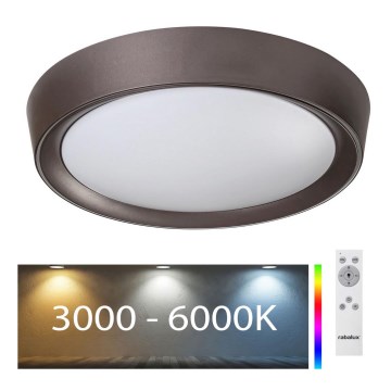 Rabalux - Iluminação de teto LED RGB com regulação LED/24W/230V + CR 3000-6000K