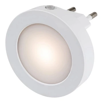 Rabalux - Iluminação noturna LED com sensor LED/0,5W/230V 3000K diâmetro 65 mm