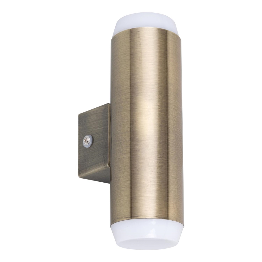 Rabalux - Luz de parede LED de exterior 2xLED/4W/230V bronze IP44