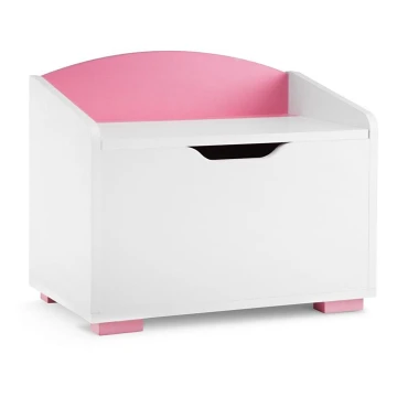 Recipiente de arrumação para criança PABIS 50x60 cm branco/rosa