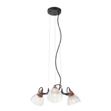 Redo 01-1450 - Candelabro suspenso RIDGE 3xE27/60W/230V