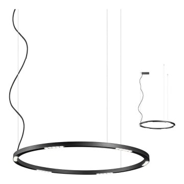 Redo 01-2207 - Candeeiro suspenso LED UNION LED/50W/230V CRI 90 3000K diâmetro 90 cm preto