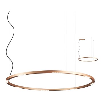 Redo 01-2209 - Candeeiro suspenso LED UNION LED/68W/230V CRI 90 3000K diâmetro 120 cm dourado