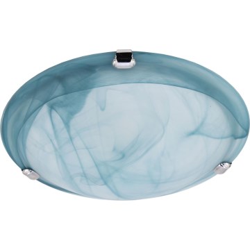 Redo 05-682 - Iluminação de teto VIRGINIA 1xE27/42W/230V diâmetro 25 cm azul