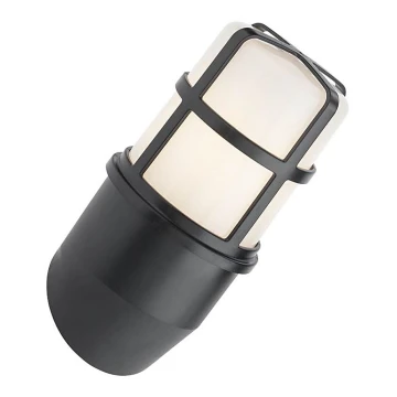 Redo 90204 - Iluminação de parede exterior TRITON 1xE27/28W/230V IP54 preto