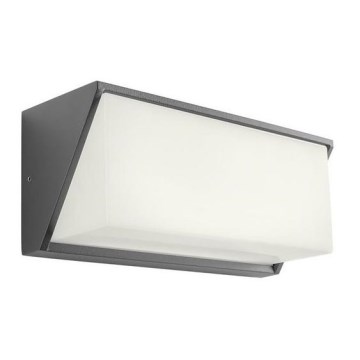 Redo 90238 - Iluminação de parede exterior LED SPECTRA LED/17W/230V IP54 cinzento