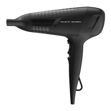 Rowenta - Secador de cabelo KARL LAGERFELD STUDIO DRY 2100W/230V preto