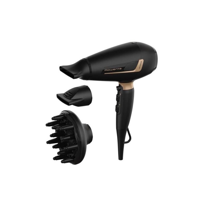 Rowenta - Secador de cabelo PRO EXPERT 2200W/230V preto