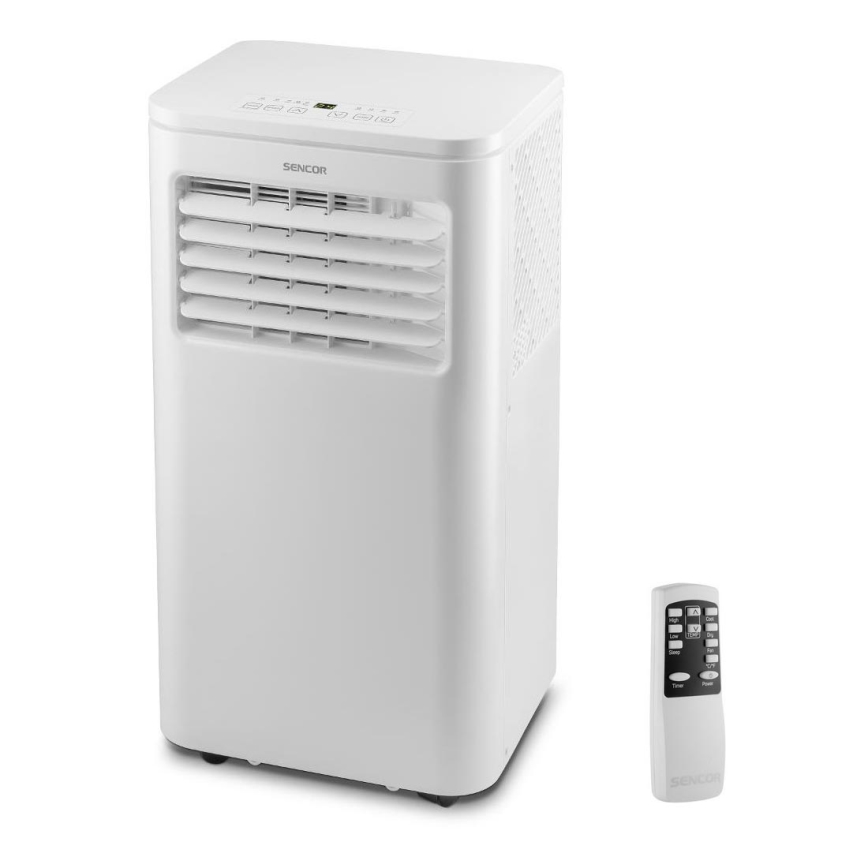 Sencor - Ar condicionado inteligente e portátil 3 em 1, incluindo acessórios 760W/230V 7000BTU Wi-Fi + comando