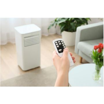 Sencor - Ar condicionado inteligente e portátil 3 em 1, incluindo acessórios 760W/230V 7000BTU Wi-Fi + comando