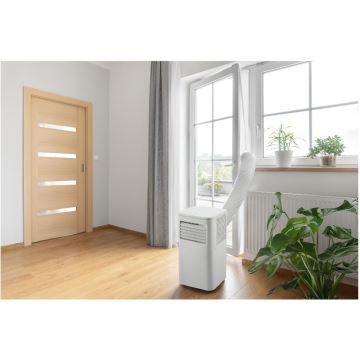 Sencor - Ar condicionado inteligente e portátil 3 em 1, incluindo acessórios 760W/230V 7000BTU Wi-Fi + comando