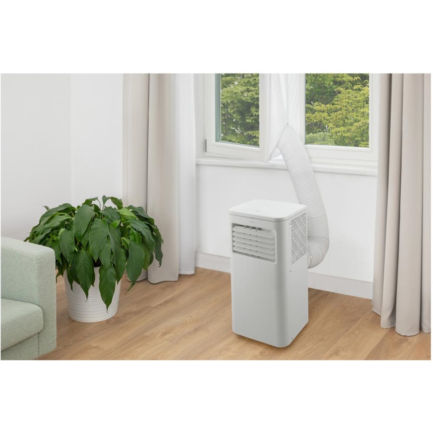 Sencor - Ar condicionado inteligente e portátil 3 em 1, incluindo acessórios 760W/230V 7000BTU Wi-Fi + comando