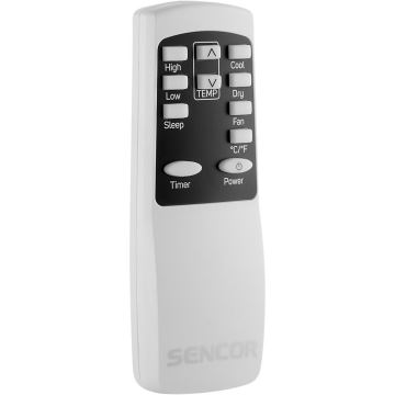 Sencor - Ar condicionado inteligente e portátil 3 em 1, incluindo acessórios 760W/230V 7000BTU Wi-Fi + comando