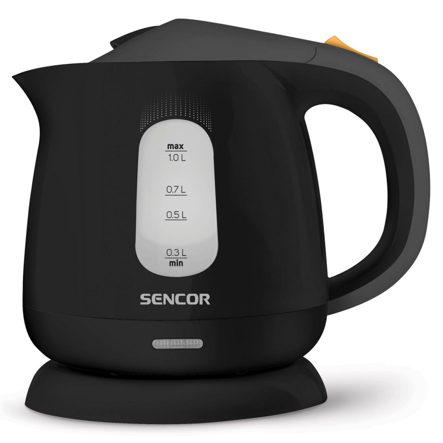 Sencor - Chaleira 1 l 1100W/230V preto/cinzento