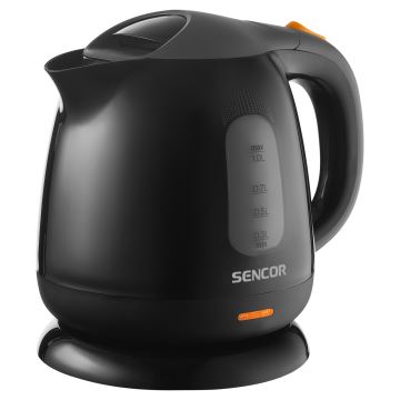 Sencor - Chaleira 1 l 1100W/230V preto/cinzento