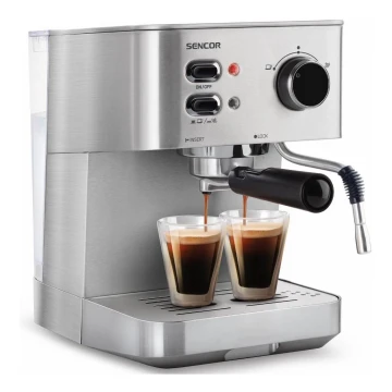 Sencor - Máquina de café com manivela espresso/cappuccino 1050W/230V