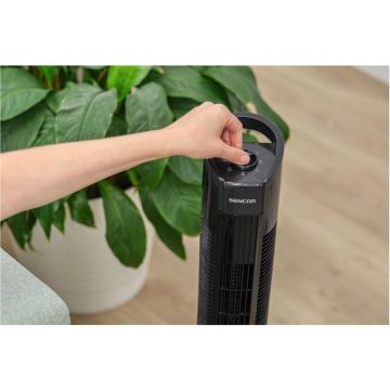 Sencor - Ventoinha de chão 50W/230V preto