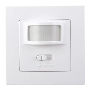 Sensor de movimento PIR interior para uma caixa de interruptores branca