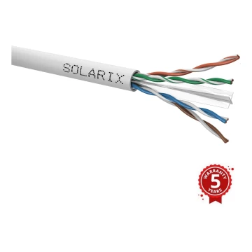 Solarix - Instalação cabo CAT6 UTP PVC Eca 305m