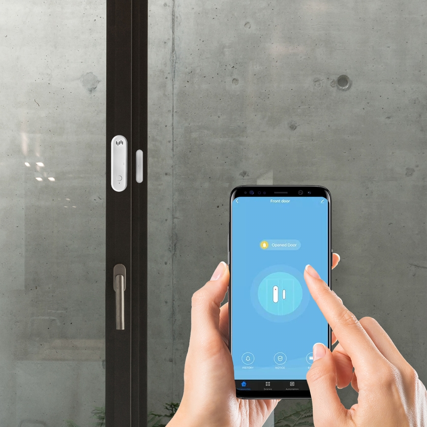 Alarme de porta/janela 2xAAA Wi-Fi Tuya