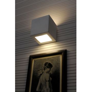 Iluminação de parede LEO 1xE27/60W/230V branco