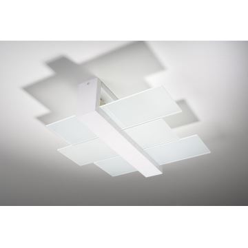 Iluminação de teto FENIKS 2 2xE27/60W/230V Bétula/faia/branco