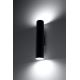 Iluminação de parede LAGOS 2 2xGU10/10W/230V preto